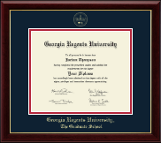 Georgia Regents University Gold Embossed Diploma Frame in Gallery