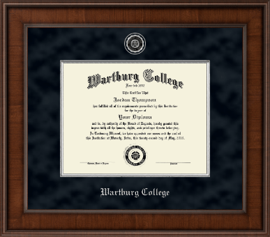 Wartburg College diploma frame - Presidential Masterpiece Diploma Frame in Madison