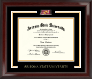 Arizona State University Spirit Medallion Diploma Frame in Encore