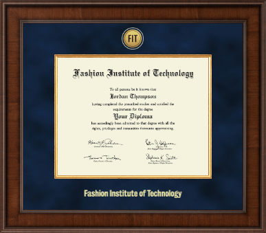 Fashion Institute of Technology diploma frame - Presidential Gold Engraved Diploma Frame in Madison