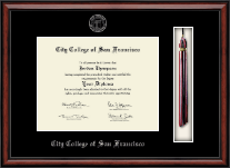 City College of San Francisco Tassel Edition Diploma Frame in Southport