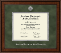 Southern Polytechnic State University Presidential Silver Engraved Diploma Frame in Madison