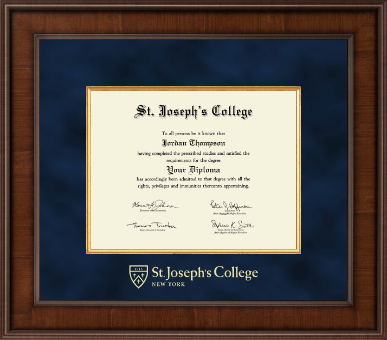 St. Joseph's College New York diploma frame - Presidential Edition Diploma Frame in Madison