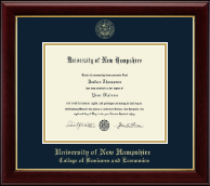 University of New Hampshire diploma frame - Gold Embossed Diploma Frame in Gallery