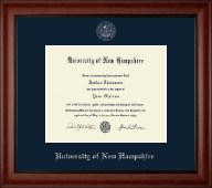 University of New Hampshire diploma frame - Silver Embossed Diploma Frame in Cambridge