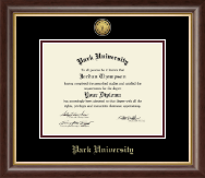 Park University diploma frame - Gold Engraved Medallion Diploma Frame in Hampshire