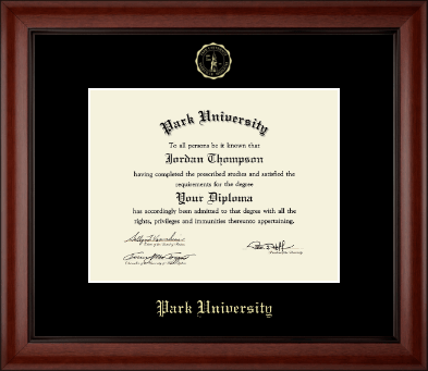 Park University diploma frame - Gold Embossed Diploma Frame in Cambridge