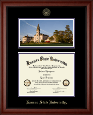 Kansas State University diploma frame - Campus Scene Edition Diploma Frame in Cambridge
