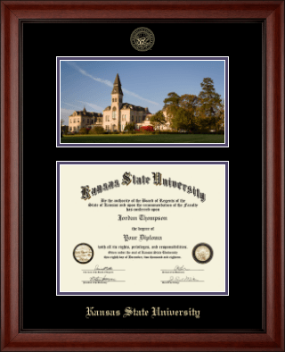 Kansas State University diploma frame - Campus Scene Edition Diploma Frame in Cambridge