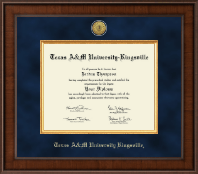 Texas A&M University Kingsville diploma frame - Presidential Gold Engraved Diploma Frame in Madison