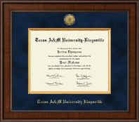 Texas A&M University Kingsville diploma frame - Presidential Gold Engraved Diploma Frame in Madison