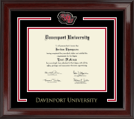 Davenport University Spirit Medallion Diploma Frame in Encore