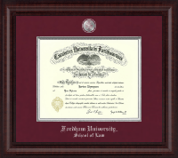 Fordham University Presidential Masterpiece Diploma Frame in Premier