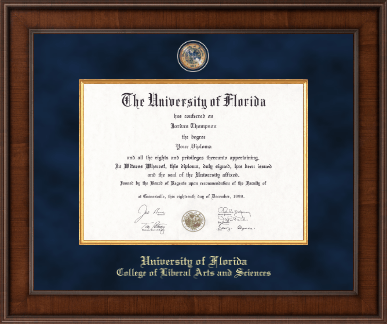 University of Florida diploma frame - Presidential Masterpiece Diploma Frame in Madison