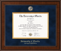 University of Florida Presidential Masterpiece Diploma Frame in Madison