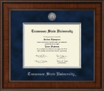 Tennessee State University diploma frame - Presidential Silver Engraved Diploma Frame in Madison