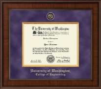 University of Washington diploma frame - Presidential Masterpiece Diploma Frame in Madison