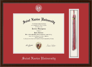 Saint Xavier University diploma frame - Tassel & Cord Diploma Frame in Delta