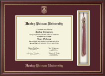 Henley-Putnam University diploma frame - Tassel & Cord Diploma Frame in Newport