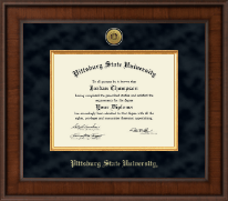 Pittsburg State University diploma frame - Presidential Gold Engraved Diploma Frame in Madison