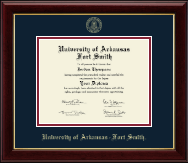 University of Arkansas - Fort Smith diploma frame - Gold Embossed Diploma Frame in Gallery