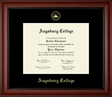 Augsburg College diploma frame - Gold Embossed Diploma Frame in Cambridge