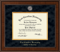 East Carolina University Presidential Masterpiece Diploma Frame in Madison