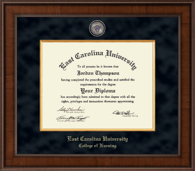 East Carolina University diploma frame - Presidential Masterpiece Diploma Frame in Madison