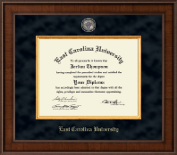 East Carolina University diploma frame - Presidential Masterpiece Diploma Frame in Madison