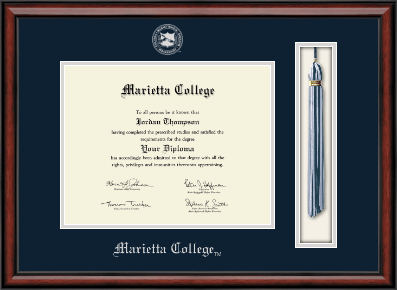 Marietta College diploma frame - Tassel & Cord Diploma Frame in Southport