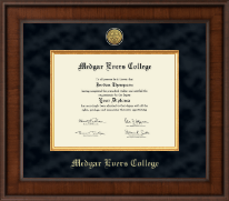 Medgar Evers College diploma frame - Presidential Gold Engraved Diploma Frame in Madison