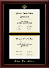 Medgar Evers College Double Document Diploma Frame in Gallery