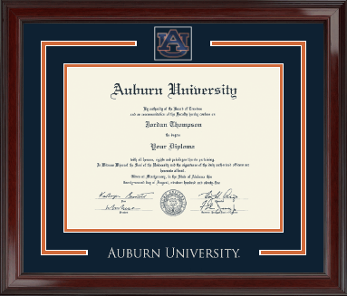 Auburn University diploma frame - Spirit Medallion Diploma Frame in Encore