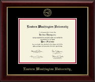 Eastern Washington University diploma frame - Gold Embossed Diploma Frame in Gallery