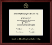 Eastern Washington University Gold Embossed Diploma Frame in Camby
