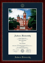 Auburn University Campus Scene Diploma Frame in Sutton