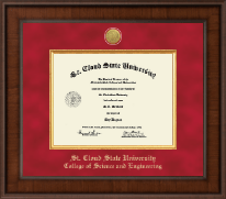 St. Cloud State University diploma frame - Presidential Gold Engraved Diploma Frame in Madison