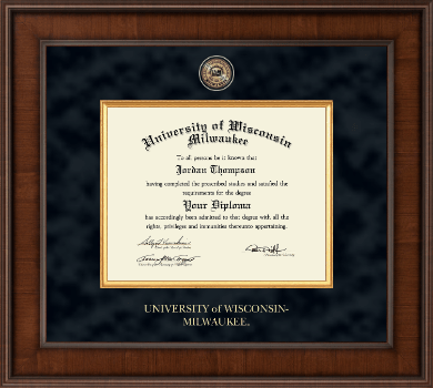 University of Wisconsin-Milwaukee diploma frame - Presidential Masterpiece Diploma Frame in Madison