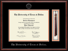 The University of Texas at Dallas diploma frame - Tassel & Cord Diploma Frame in Southport