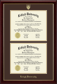 Double Diploma Frame