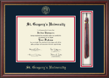 St. Gregory's University diploma frame - Tassel Edition Diploma Frame in Newport