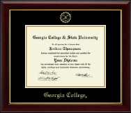 Georgia College diploma frame - Gold Embossed Diploma Frame in Gallery
