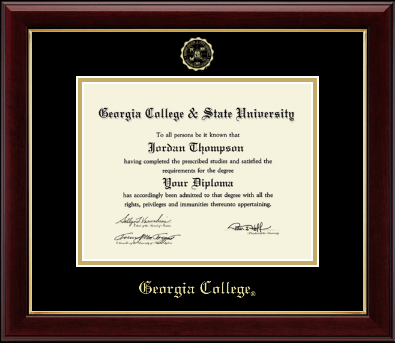 Georgia College diploma frame - Gold Embossed Diploma Frame in Gallery