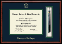 Georgia College Tassel Edition Diploma Frame in Southport