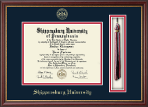 Shippensburg University diploma frame - Tassel Edition Diploma Frame in Newport