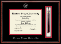 Western Oregon University Tassel Edition Diploma Frame in Southport