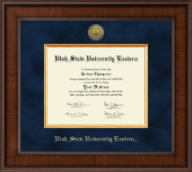 Utah State University Eastern diploma frame - Presidential Gold Engraved Diploma Frame in Madison
