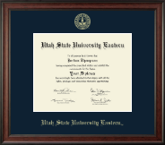 Utah State University Eastern diploma frame - Gold Embossed Diploma Frame in Studio