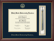 Utah State University Eastern Tassel Edition Diploma Frame in Newport