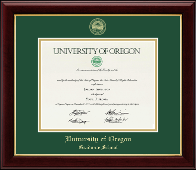 University of Oregon diploma frame - Gold Embossed Diploma Frame in Gallery